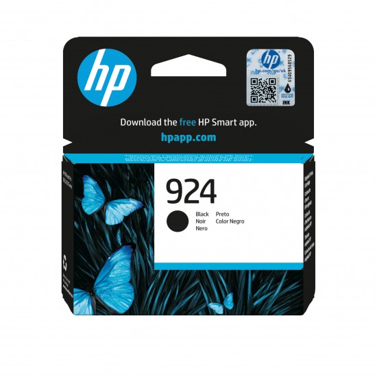 Cartus Cerneala Original HP Black, nr.924, pentru OJ Pro 8122e|8132e, 0.5K, incl.TV 1.2 RON, 