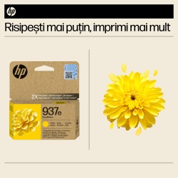 Cartus Cerneala Original HP Yellow, nr.937e, pentru OJ PRO 9110|9120|9130|9720|9730, 1.65K, incl.TV 0.8 lei)