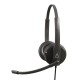 CREATIVE HS-230 Office Headset w/Noise-cancelling Mic, 3.5 mm AUX, USB Adapter 