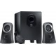 BOXE LOGITECH 2.1, RMS:  25W (2 x 5W, 15W), telecomanda pe fir, black, 