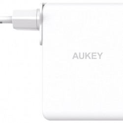 Alimentator retea Aukey, PA-B7O WH, 140W, fast charge, 2 x USB-C, 1 x USB-A, alb, 