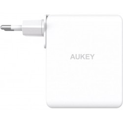 Alimentator retea Aukey, PA-B7O WH, 140W, fast charge, 2 x USB-C, 1 x USB-A, alb, 
