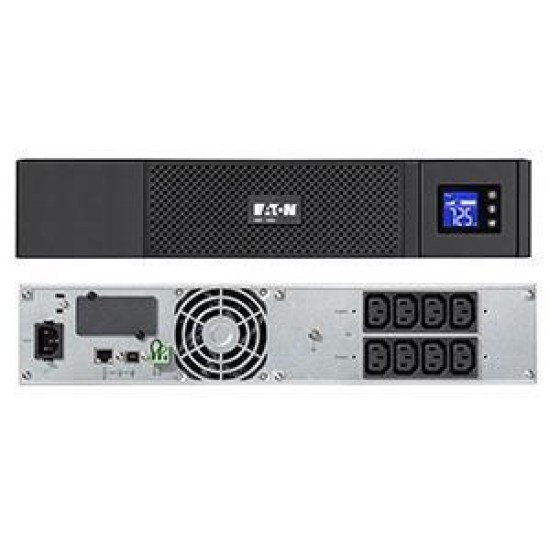 UPS Eaton, Line int., Tower/rack, 700 W, AVR, IEC x 8, display LCD, back-up 1 - 10 min. 