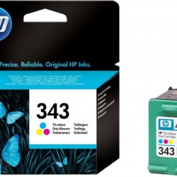 Cartus Cerneala Original HP Color, nr.343, pentru DJ460C|57xx|65xx|PSC1510|1600|2xxx, , (timbru verde 0.15 lei), 