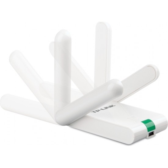 ADAPTOR RETEA TP-LINK MINI, extern wireless 2.4 GHz, Mini USB 2.0, port, 300 Mbps, antena externa x 2, 