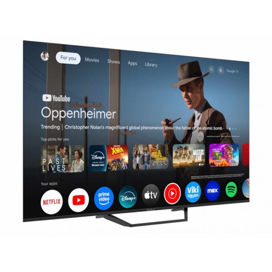 Tesla Google TV DLED 65E655BUS, 165 cm, UHD, blackDVB-T/T2/C/S/S2, 250cd/m2, VESA 200x499 mm 