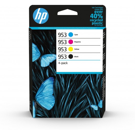 Combo-Pack Original HP CMYK, nr.953, pentru OfficeJet Pro 7720|7730|8210|8218|8720|8730, , (timbru verde 0.60 lei), 