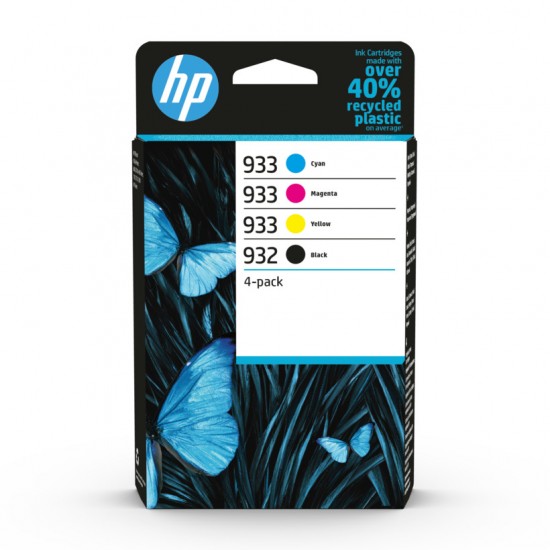 Combo-Pack Original HP CMYK, nr.932+nr.933, pentru OfficeJet 6xxx|7xxx|, , (timbru verde 0.60 lei), 