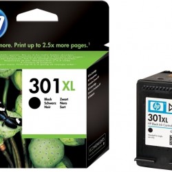 Cartus Cerneala Original HP Black, nr.301XL, pentru DJ1000|1050|1055|2050|3050, , (timbru verde 0.15 lei), 