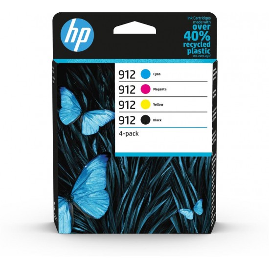 Combo-Pack Original HP CMYK, nr.912, pentru OfficeJet 8013|8023, , (timbru verde 0.60 lei), 