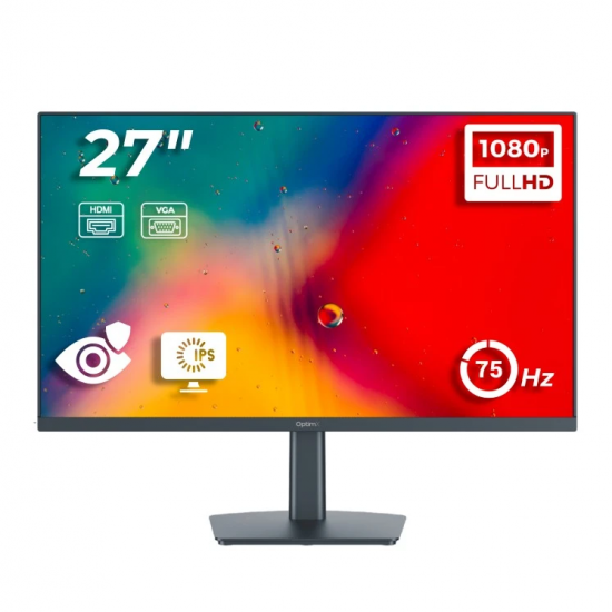 Monitor Profesional Office OptimX SE70IF, 27 Inch Full HD IPS,LED, HDMI, VGA, Boxe, 75Hz Refresh Rate Monitor Profesional Office OptimX SE70IF, 27 Inch Full HD IPS,LED, HDMI, VGA, Boxe, 75Hz Refresh Rate