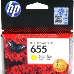 Cartus Cerneala Original HP Yellow, nr.655, pentru DJ3525|4615|4625|5525|6525, , (timbru verde 0.15 lei), 