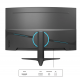 Monitor LED Gaming Curbat 27 inch OptimX MT27Y, Full HD,1920x1020, VGA, HDMI, Slim, NoFrame, LED 