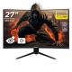 Monitor LED Gaming Curbat 27 inch OptimX MT27Y, Full HD,1920x1020, VGA, HDMI, Slim, NoFrame, LED 