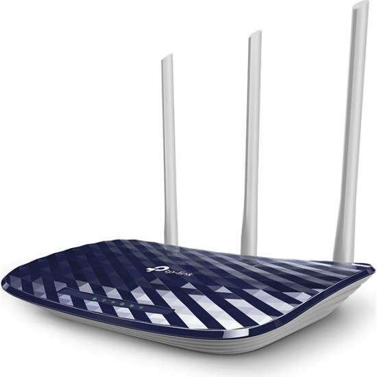 ROUTER TP-LINK wireless  750Mbps, 4 porturi 10/100Mbps, 3 antene externe, Dual Band AC750 