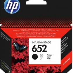 Cartus Cerneala Original HP Black, nr.652, pentru DESKJET 2135 AIO, , (timbru verde 0.15 lei), 