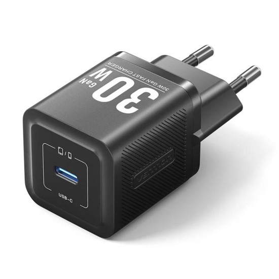 Alimentator retea Vention, 30W, 1 x USB-C, negru, 