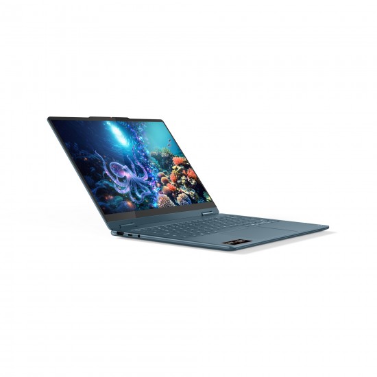 14 Yoga 7 2-in-1 14AKP10, WUXGA OLED Touch, Procesor AMD RyzenTM AI 5 340 (16M Cache, up to 4.8 GHz), 24GB LPDDR5X, 1TB SSD, AMD Radeon 840M, Win 11 Home, Tidal Teal, 3Yr Onsite Premium Care 