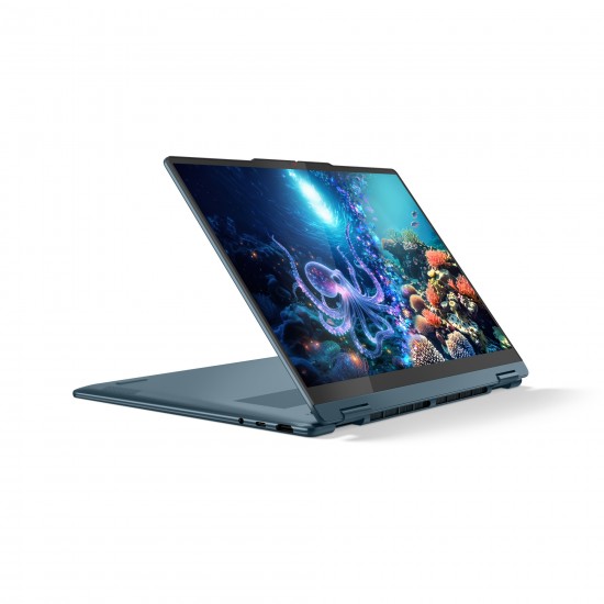14 Yoga 7 2-in-1 14AKP10, WUXGA OLED Touch, Procesor AMD RyzenTM AI 5 340 (16M Cache, up to 4.8 GHz), 24GB LPDDR5X, 1TB SSD, AMD Radeon 840M, Win 11 Home, Tidal Teal, 3Yr Onsite Premium Care 