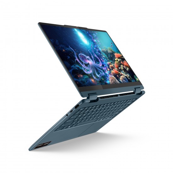 14 Yoga 7 2-in-1 14AKP10, WUXGA OLED Touch, Procesor AMD RyzenTM AI 5 340 (16M Cache, up to 4.8 GHz), 24GB LPDDR5X, 1TB SSD, AMD Radeon 840M, Win 11 Home, Tidal Teal, 3Yr Onsite Premium Care 