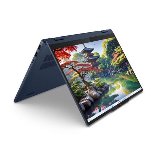 14 IdeaPad 5 2-in-1 14IAL10, WUXGA OLED Touch, Procesor Intel® CoreTM Ultra 5 225H (18M Cache, up to 4.90 GHz), 16GB LPDDR5X, 1TB SSD, Intel Arc 130T, No OS, Cosmic Blue 