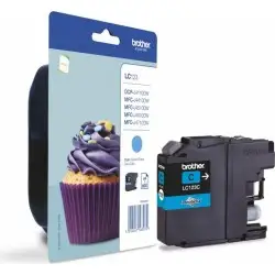 Cartus Cerneala Original Brother Cyan, LC123C, pentru DCP-J4110| MFC-J4410|J4510|J4610|J4710|J6520|J6920, 600, (timbru verde 0.15 lei), 