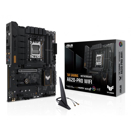 Placa de baza TUF GAMING A620-PRO WIFI AMD, AM5, DDR5, ATX Placa de baza TUF GAMING A620-PRO WIFI AMD, AM5, DDR5, ATX