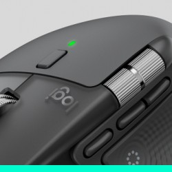 Mouse MX Master 4 - 8K DPI MagSpeed Scrolling Logi Bolt Receiver, Bluetooth Graphite 