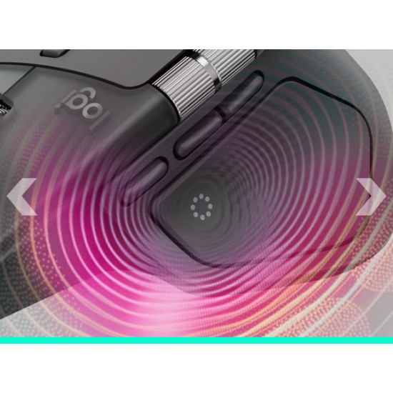 Mouse MX Master 4 - 8K DPI MagSpeed Scrolling Logi Bolt Receiver, Bluetooth Graphite 