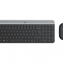 LOGITECH Logitech Slim Wireless Keyboard and Mouse Combo MK470 - GRAPHITE (timbru verde 0.8 lei)