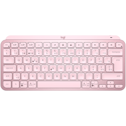 LOGITECH MX Keys Mini Minimalist Wireless Illuminated Keyboard - ROSE - US INTL - 2.4GHZ/BT - INTNL LOGITECH, 