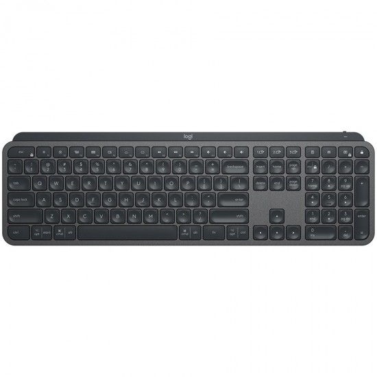 LOGITECH MX Mechanical Wireless Illuminated Performance Keyboard - GRAPHITE - US INTL - 2.4GHZ/BT - EMEA - TACTILE, 