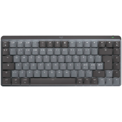 LOGITECH MX Mechanical Mini for Mac Minimalist Wireless Illuminated Keyboard  - SPACE GREY - US INTL - 2.4GHZ/BT - N/A - EMEA - TACTILE 