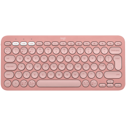 LOGITECH Pebble Keys 2 K380s - TONAL ROSE - (US) INTL - BT - N/A - INTNL-973 - UNIVERSAL 