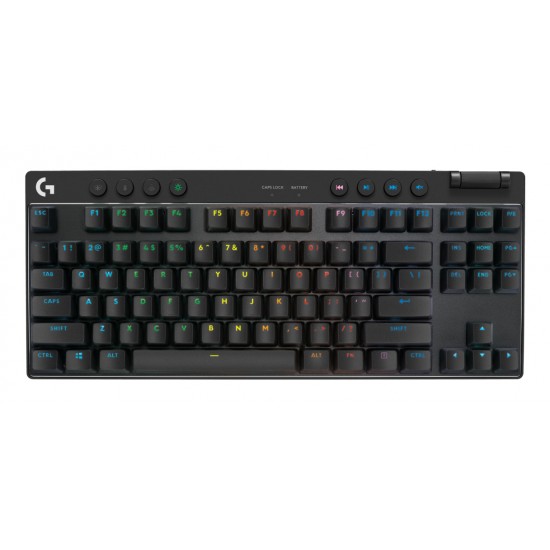 LOGITECH G PRO X TKL LIGHTSPEED Gaming Keyboard - BLACK - US INTL - 2.4GHZ/BT - EMEA28i-935 - CLICKY 