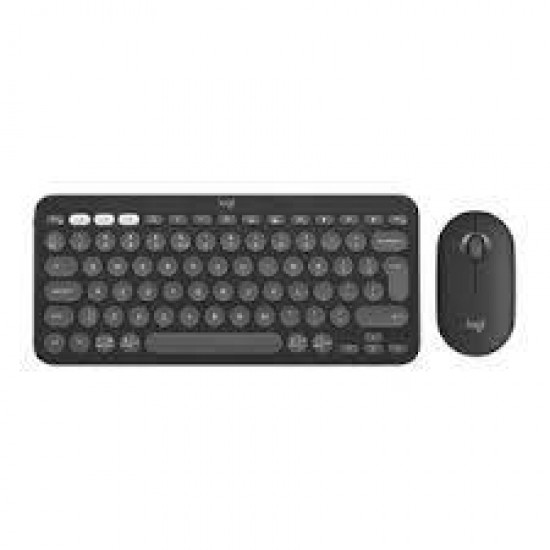 KEYBOARD +MOUSE COMBO PEBBLE 2/GRAPHITE 920-012239 LOGITECH 