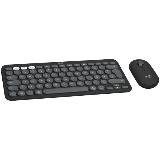 LOGITECH Pebble 2 Combo for Mac - TONAL GRAPHITE - (US) INTL - BT - N/A - INTNL-973 - MAC 