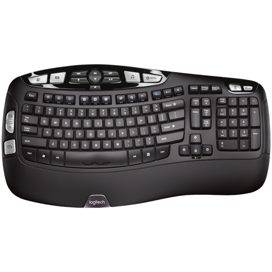 LOGITECH Wave Bluetooth ergonomic keyboard - GRAPHITE - US INTL 