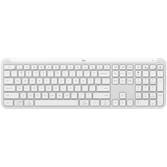 LOGITECH SIGNATURE SLIM WIRELESS KEYBOARD K950 - OFF WHITE - US INTL - 2.4GHZ/BT - INTNL-973 