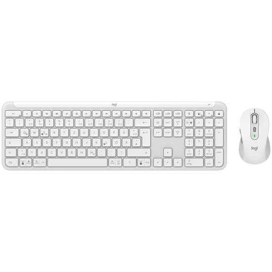 LOGITECH Signature Slim Combo MK950 - OFF WHITE - US INTL - 2.4GHZ/BT - INTNL-973 