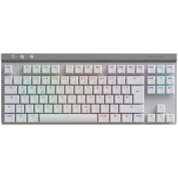 LOGITECH G515 LIGHTSPEED TKL - WHITE - US INTL - 2.4GHZ/BT- EMEA28i-935 - TACTILE 