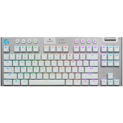 LOGITECH G915 X LIGHTSPEED Wireless Gaming Keyboard - WHITE - US INTL - 2.4GHZ/BT  - EMEA28i-935 - TACTILE 