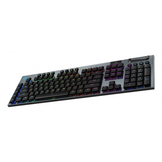 LOGITECH G915 X LIGHTSPEED Wireless Gaming Keyboard - BLACK - US INTL - 2.4GHZ/BT  - EMEA28i-935 - CLICKY 