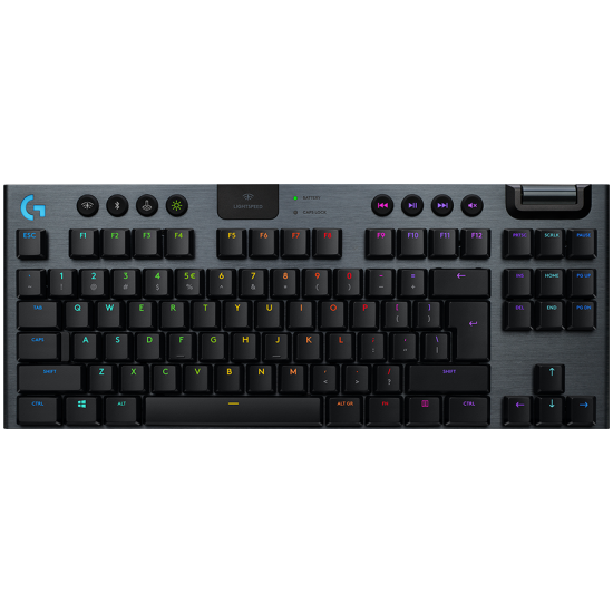 LOGITECH G915 X LIGHTSPEED TKL Wireless Gaming Keyboard - BLACK - US INTL - 2.4GHZ/BT  - EMEA28i-935 - TACTILE 