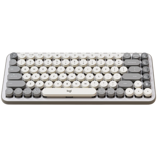 LOGITECH POP ICON KEYS - OFF WHITE - US INTL - BT  - INTNL-973 