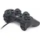 GAMEPAD cu fir GEMBIRD, 2x console, PC, USB, negru, 