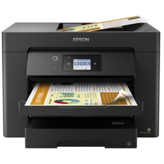 Multifunctional Inkjet Color Epson WF-7830DTWF, A3, Functii: Impr.|Scan.|Cop, Viteza de Printare Monocrom: 25ppm, Viteza de printare color: 25ppm, Conectivitate:USB|Ret, Duplex:Nu, ADF:Nu(incl.TV 11lei),  