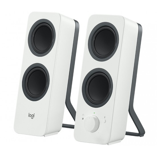BOXE LOGITECH 2.0, RMS:  5W (2 x 2.5w), bluetooth, albe, 