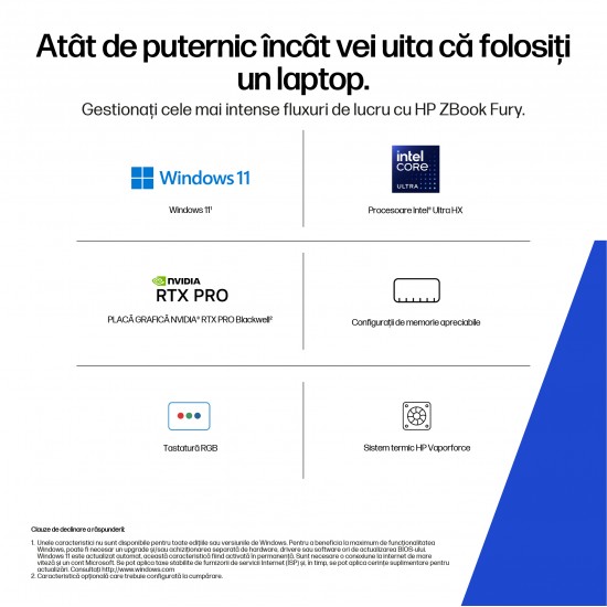 NB ZBOOK FURY G1I CU9-285HX/16