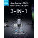 Alimentator retea Anker, Prime GaN, 100W, power delivery, power IQ, 2 x USB-C, 1 x USB-A, gri, Alimentator retea Anker, Prime GaN, 100W, power delivery, power IQ, 2 x USB-C, 1 x USB-A, gri,